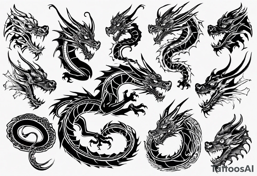 dragon tattoo idea