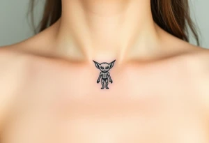 Misfit tiny goblin tattoo idea