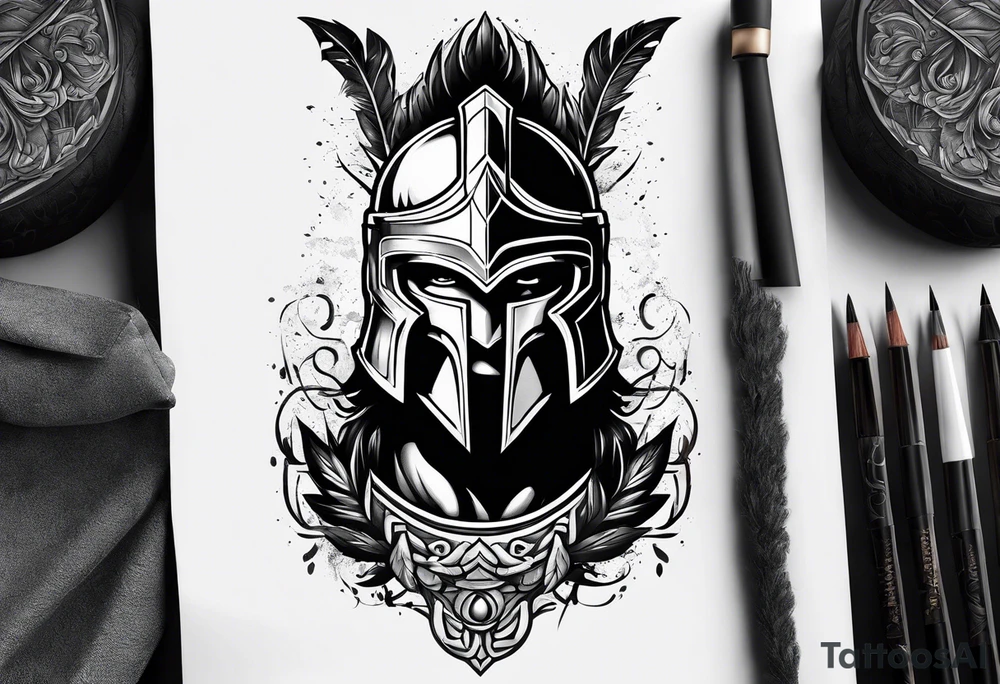 spartan tattoo idea