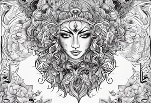 create tattoo with number 13 with the background without any elements tattoo idea