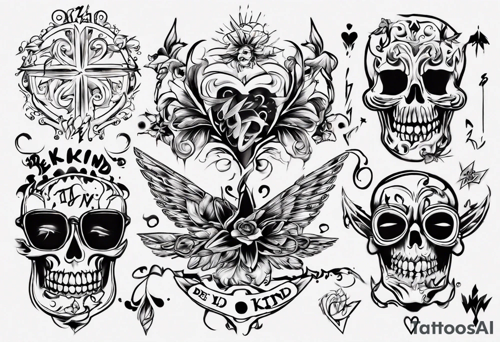 Be Kind……of a Bitch tattoo idea