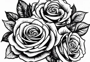 Roses garden tattoo idea