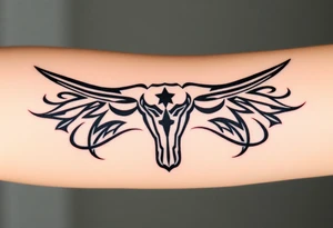 Longhorn Skal, Texas flag tattoo idea