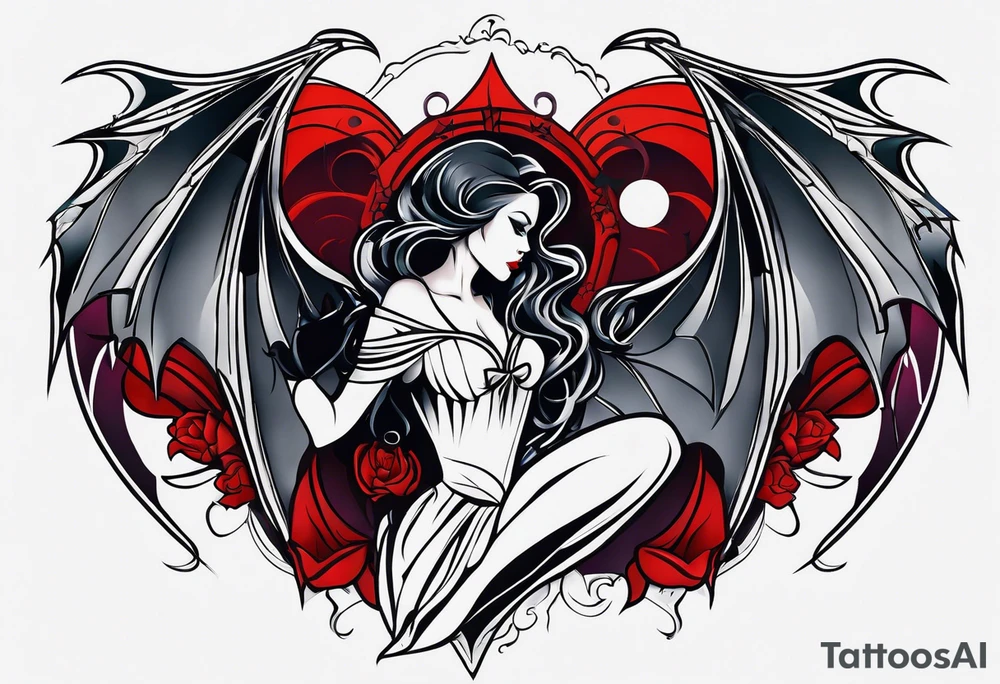 Vampire tattoo design tattoo idea