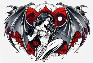 Vampire tattoo design tattoo idea