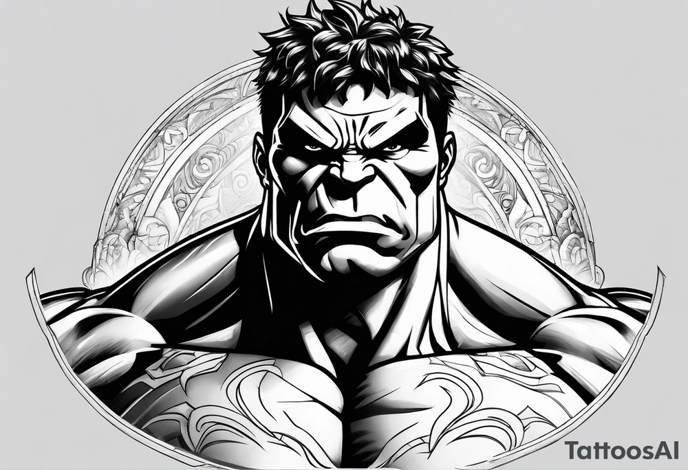 Hulk tattoo idea