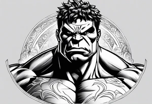 Hulk tattoo idea