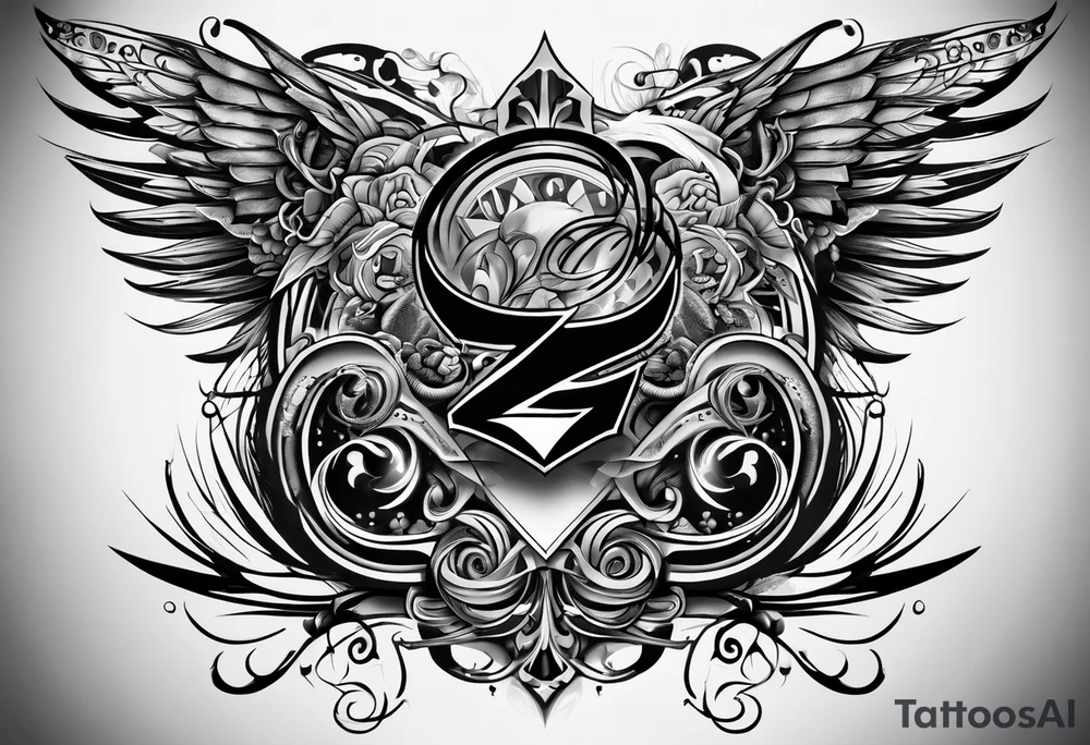 Number 7 tattoo idea