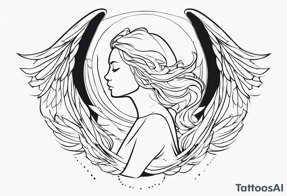 angel tattoo idea