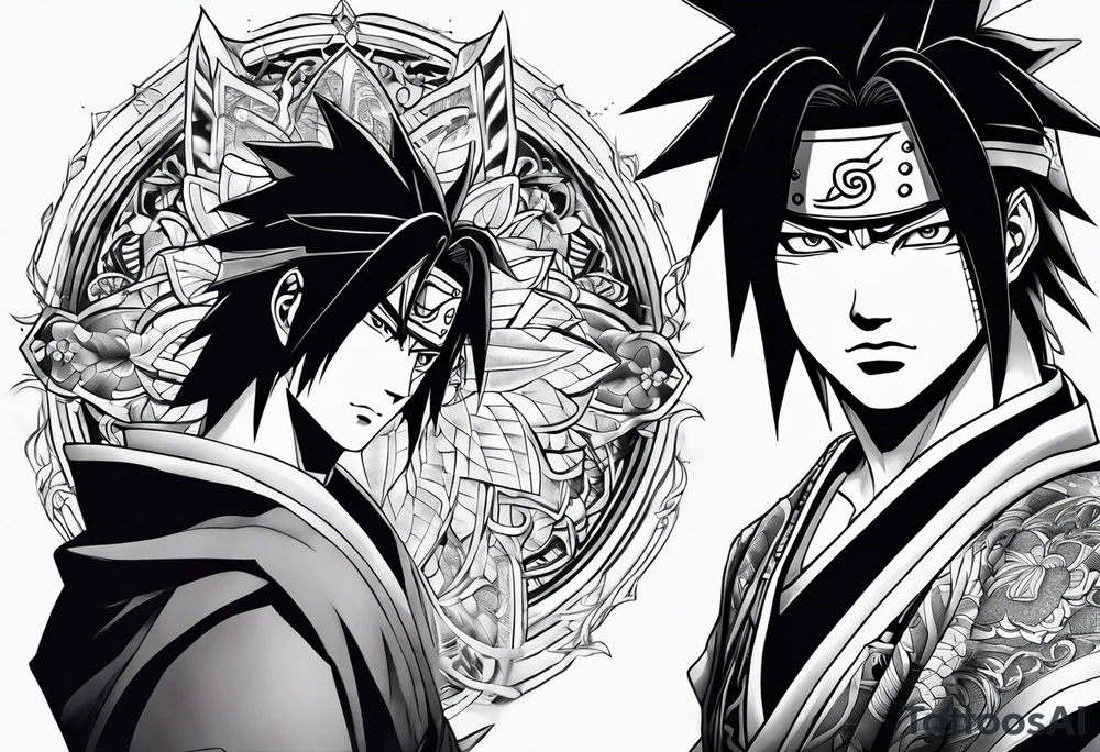Sasuke curse mark tattoo idea