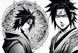 Sasuke curse mark tattoo idea