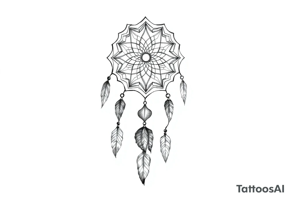 Dream catcher tattoo idea