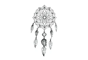 Dream catcher tattoo idea