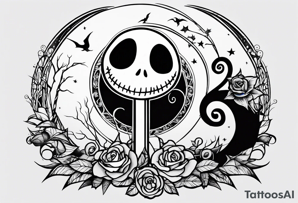 Nightmare before christmas tattoo idea