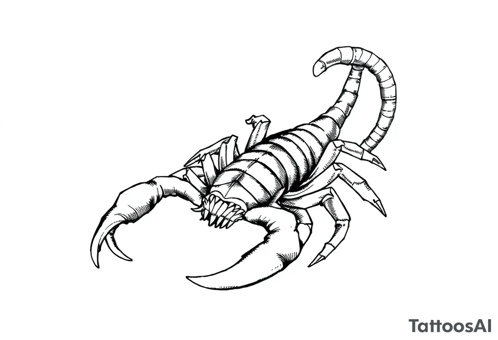 Scorpion Japanese style tattoo idea