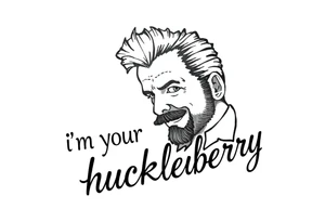 Val Kilmer from tombstone saying “i”m your huckleberry” tattoo idea