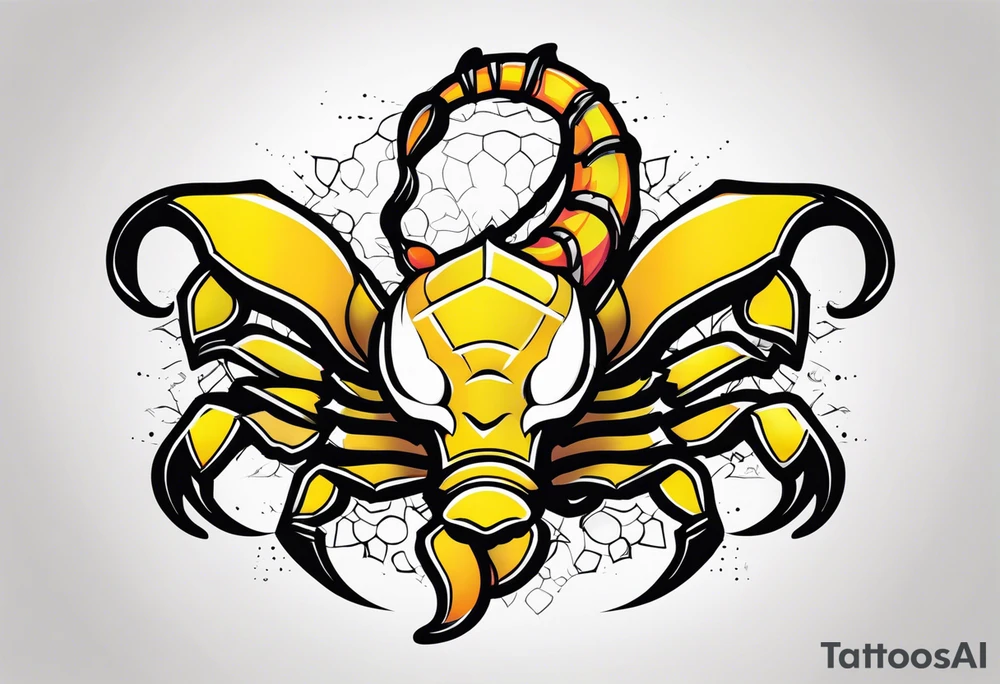 Scorpion from Mortal Kombat tattoo idea