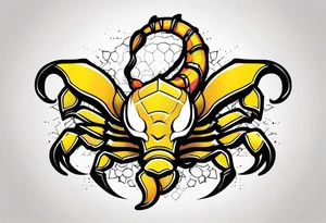 Scorpion from Mortal Kombat tattoo idea