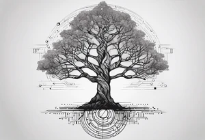 Binary tree with code tattoo idea