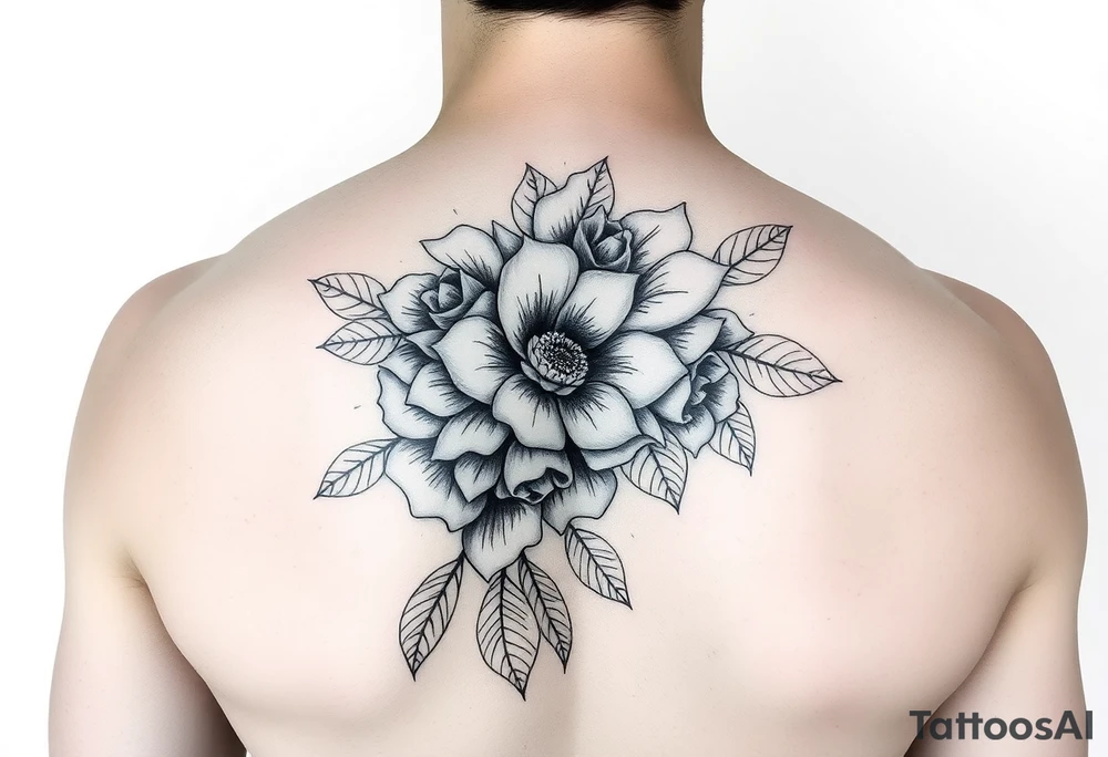 floral woman arm sleeve tattoo idea