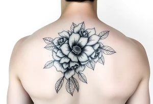 floral woman arm sleeve tattoo idea