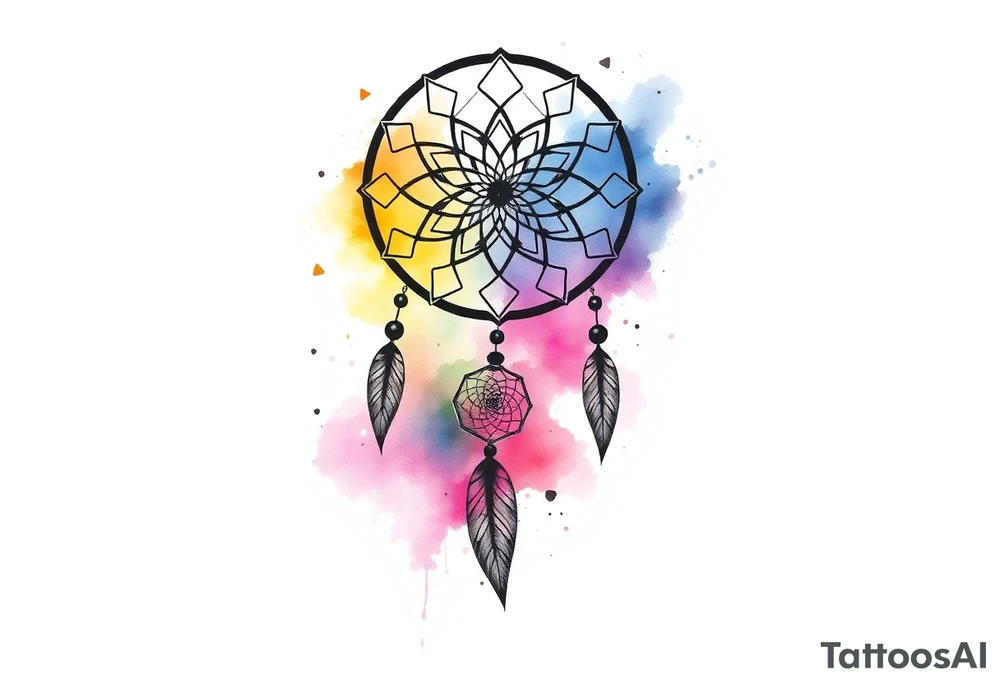 Dream catcher tattoo idea