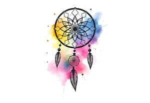 Dream catcher tattoo idea