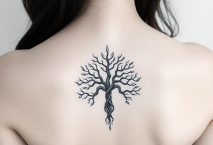 Classic scheme of Sephiroth tree of life tattoo idea