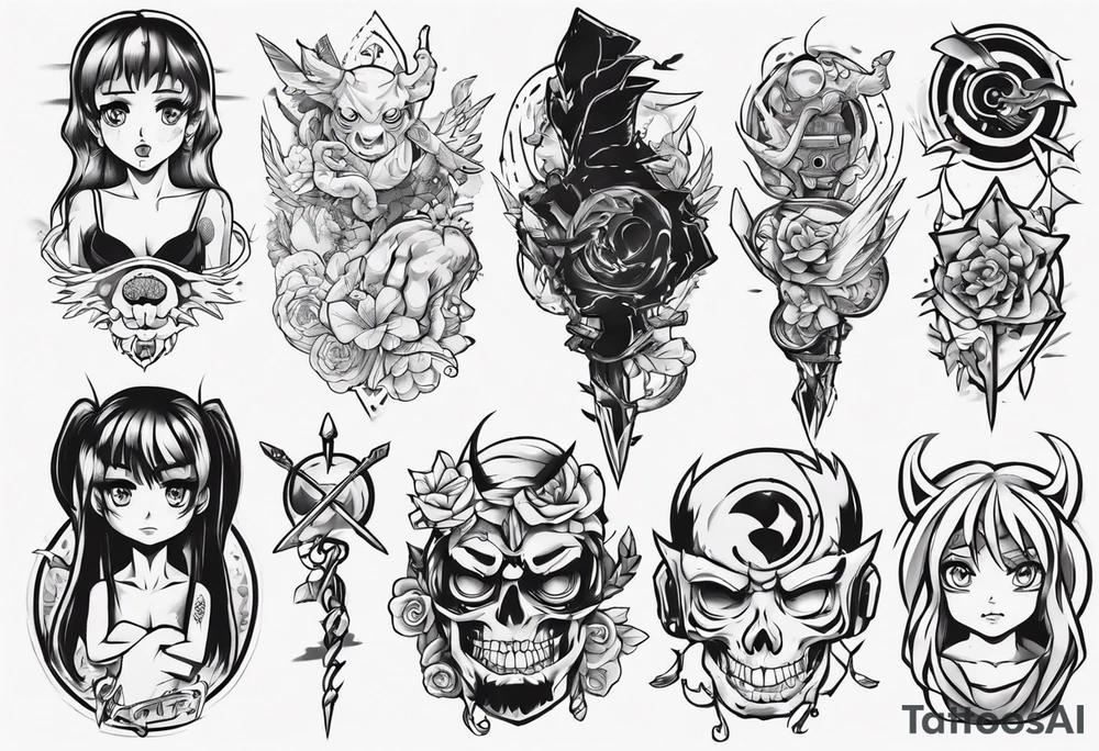 Anime tattoo idea