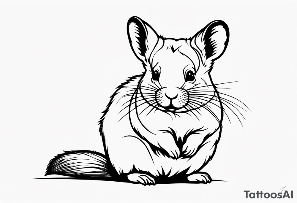 Chinchilla tattoo idea