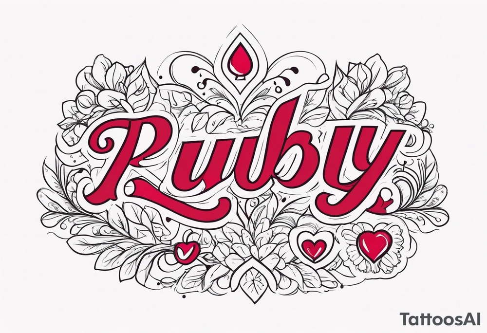 Ruby ❤️ tattoo idea