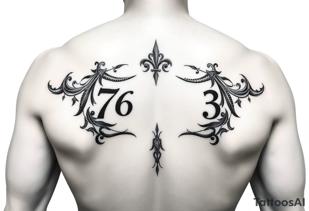 Writing 76 2323 tattoo idea
