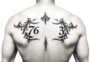 Writing 76 2323 tattoo idea