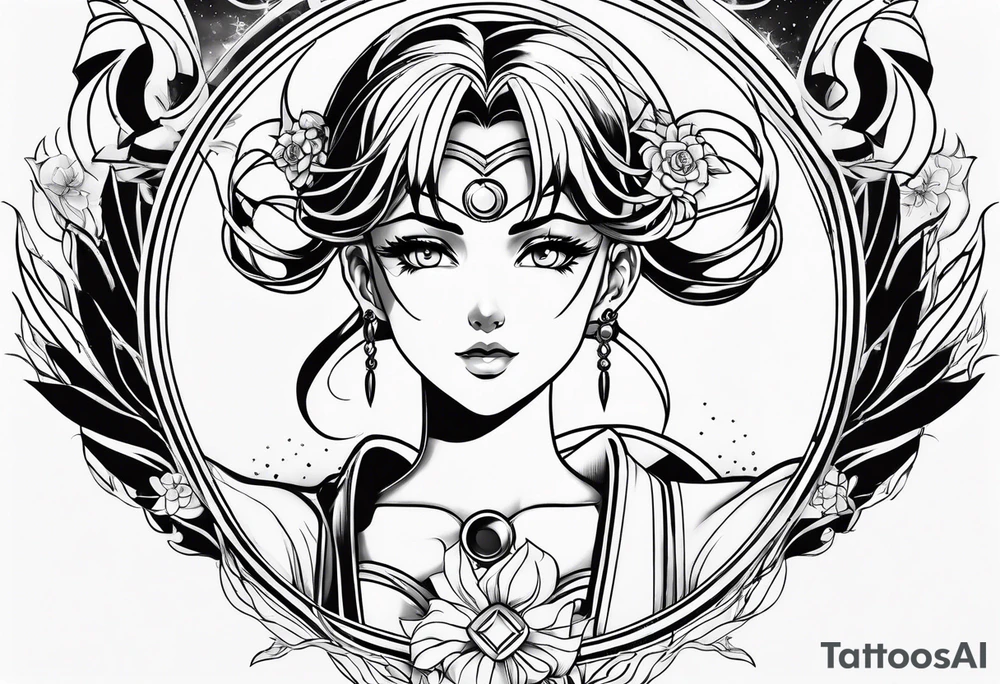 Sailor moon tattoo idea