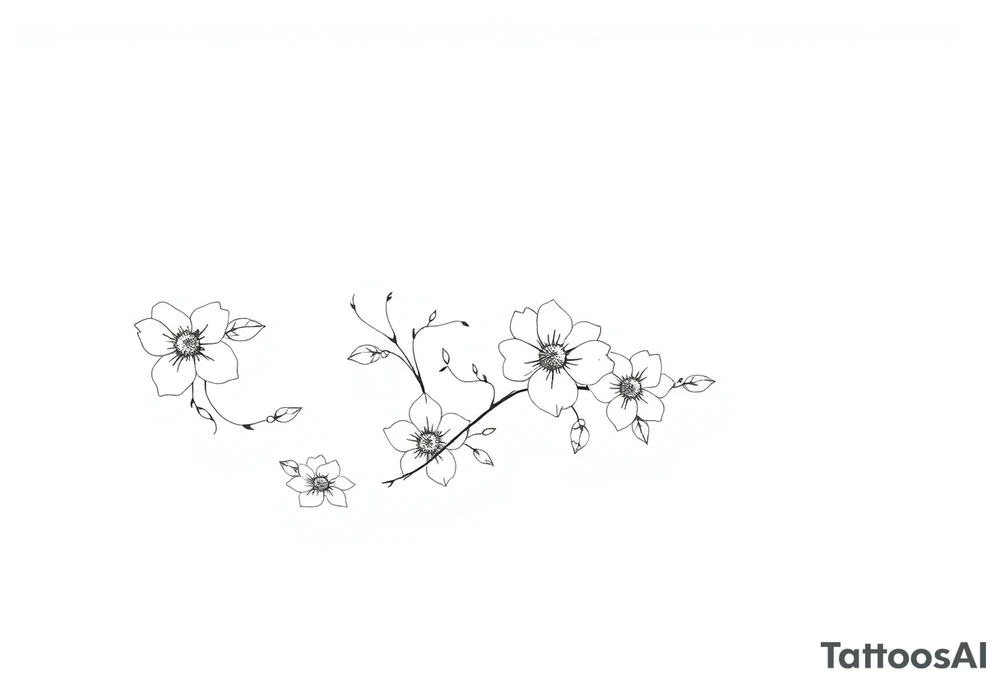 Flowers tattoo idea