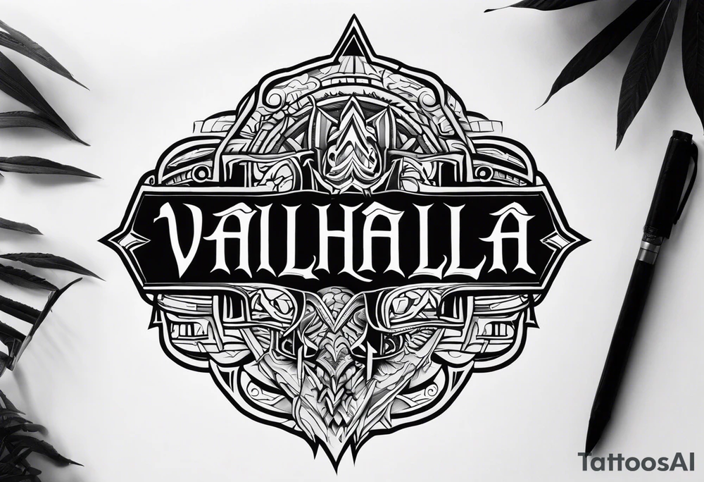 Valhalla tattoo idea