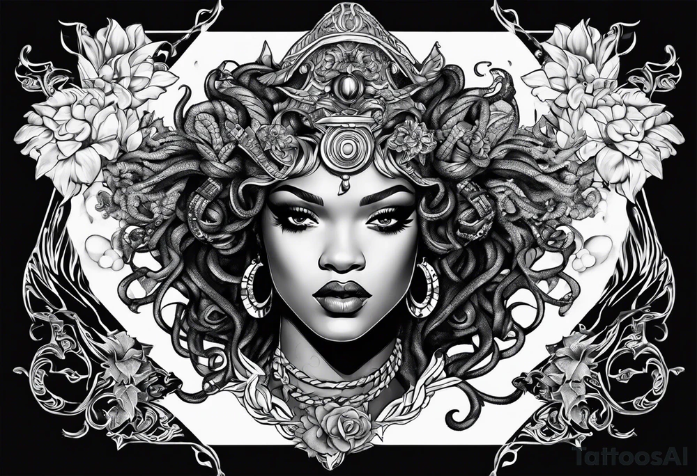 Medusa rihanna tattoo idea