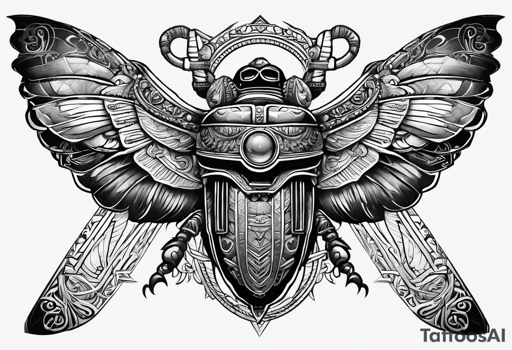scarab
egyption gods tattoo idea