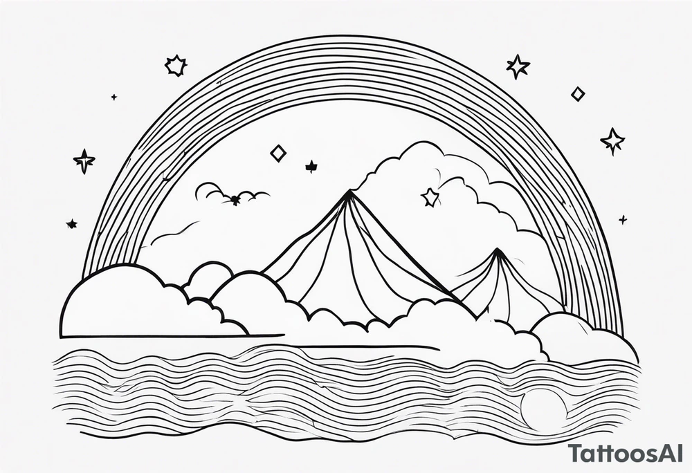 RAINBOW tattoo idea