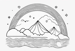 RAINBOW tattoo idea