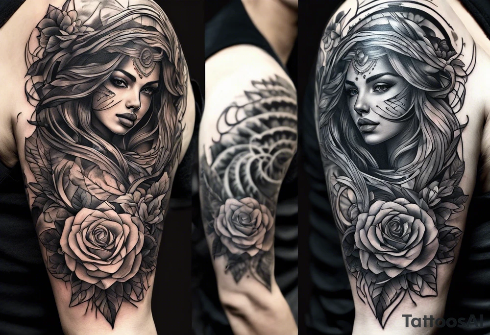 arm veins tattoo idea