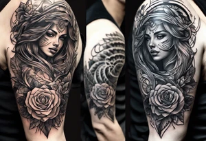 arm veins tattoo idea