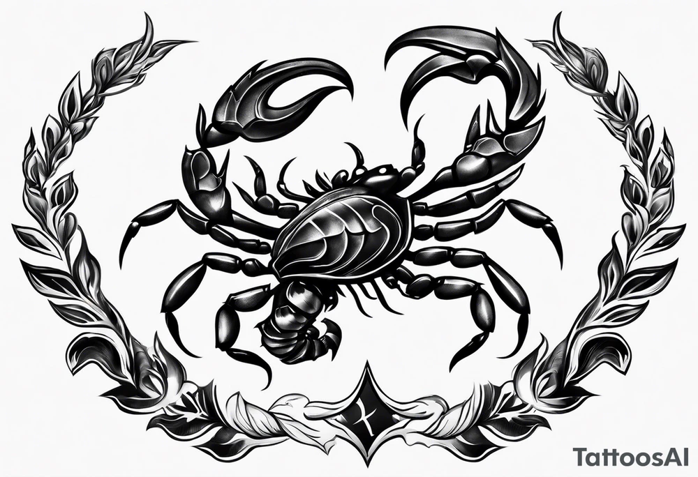 Scorpio tattoo idea