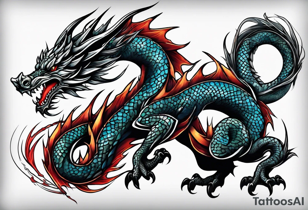 Dragon tattoo idea