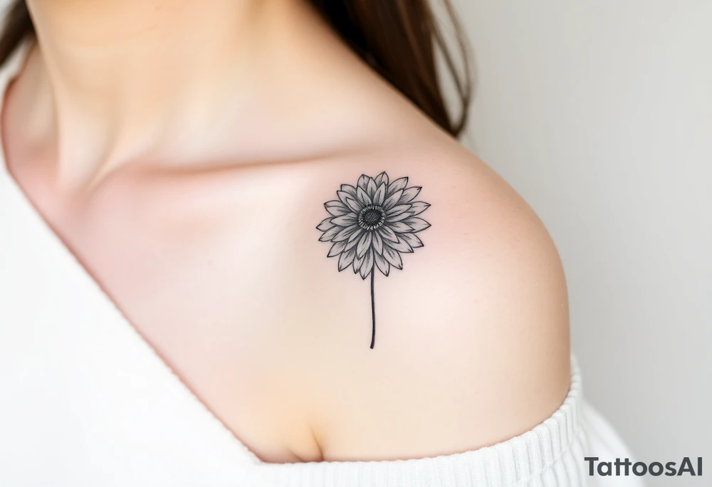 chrysanthemum tattoo idea