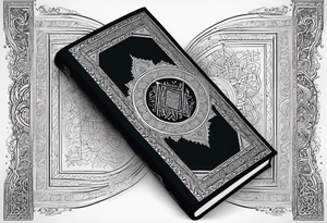 Quran book tattoo tattoo idea