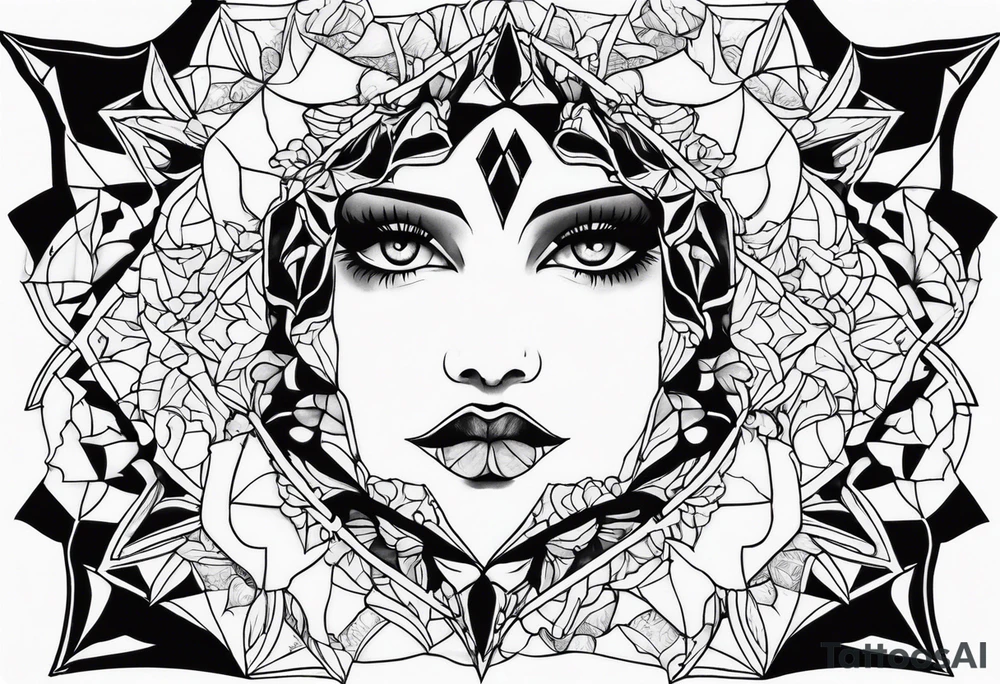 Crystal tattoo idea