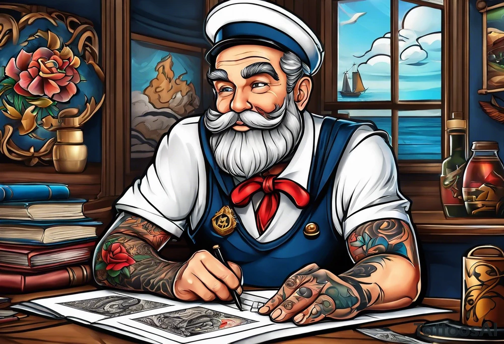 writing tools tattoo idea