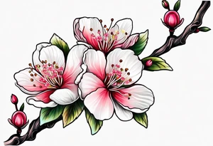 Small cherryblossom tatoo tattoo idea