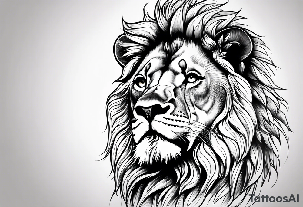 Lion tattoo idea